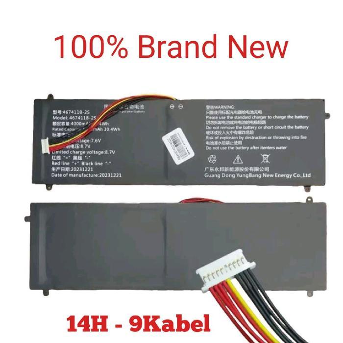 Promo / Baterai Axioo Mybook 14H Mybook Pro D1 4674118-2S Original Non Cod