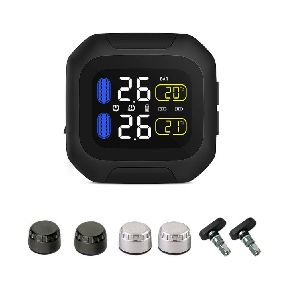 M3 Wireless Motorcycle TPMS Universal Tire Pressure Monitoring System TPMS Motorcycle Tire Pressure