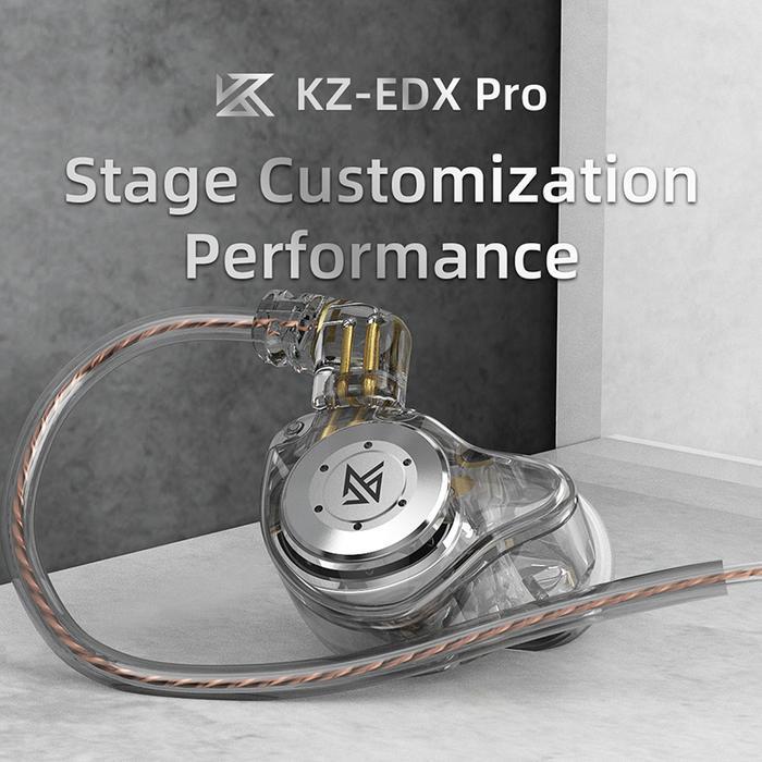 Kz Edx Pro Dynamic Hifi Iem Gaming Earphone Headphone With Mic Terbaik