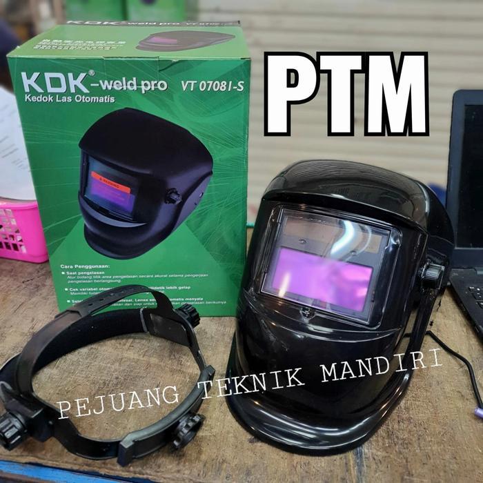 Best Seller Helm Las Otomatis / Kedok Las Otomatis Auto Dark / Topeng Las Auto Kdk Original