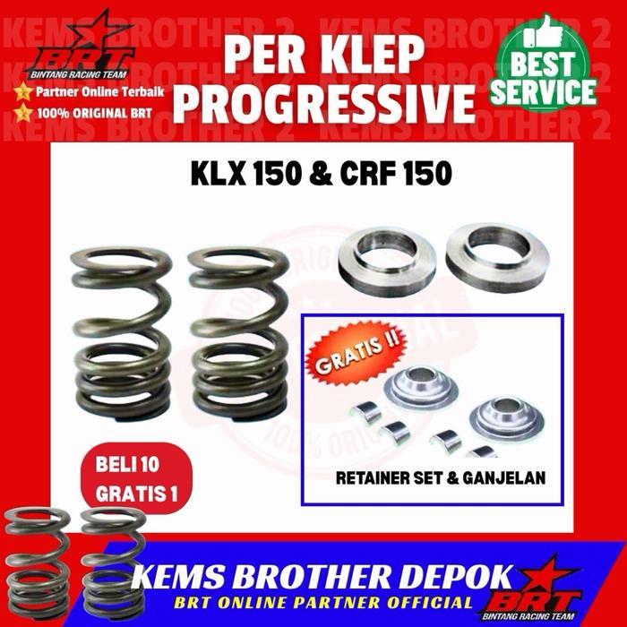 PER KLEP PROGRESSIVE BRT KLX DAN CRF PLUS GANJELAN PER KLEP ORIGINAL BRT ASLI