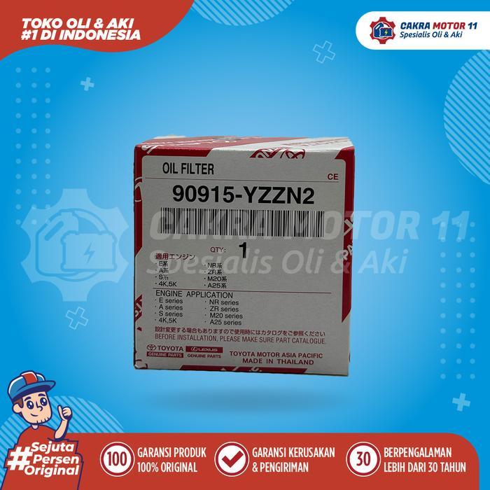 TOYOTA SIENTA OLI FILTER TOYOTA 90915 YZZN2-82