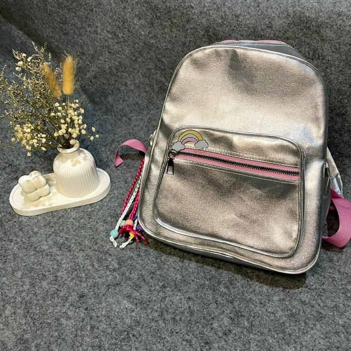 Hody Bag - Tas Ransel Zaylin /Tas Gendong /Tas Ransel Wanita /Tas Ransel Wanita Silver /Tas Silver