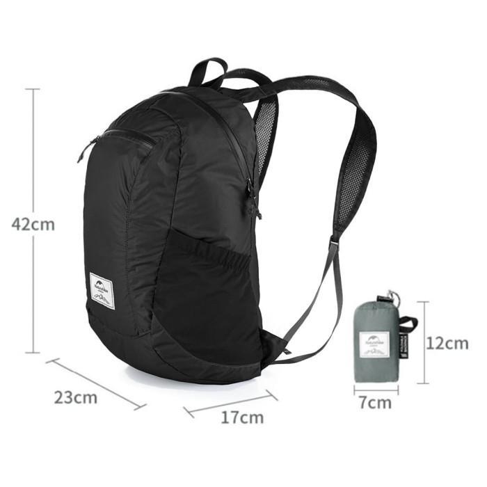 Ransel Lipat Naturehike Silicone Folding Backpack Nh17A012-B