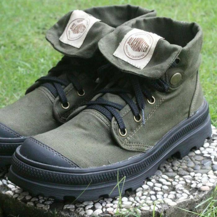 Sepatu pria Boots BM Mikro Tech Kanvas original / sepatu boots hiking pria / sepatu gunung pria