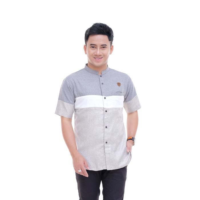 BAJU KOKO PRIA DEWASA MOTIF SULTAN KAIN KATUN MADINA