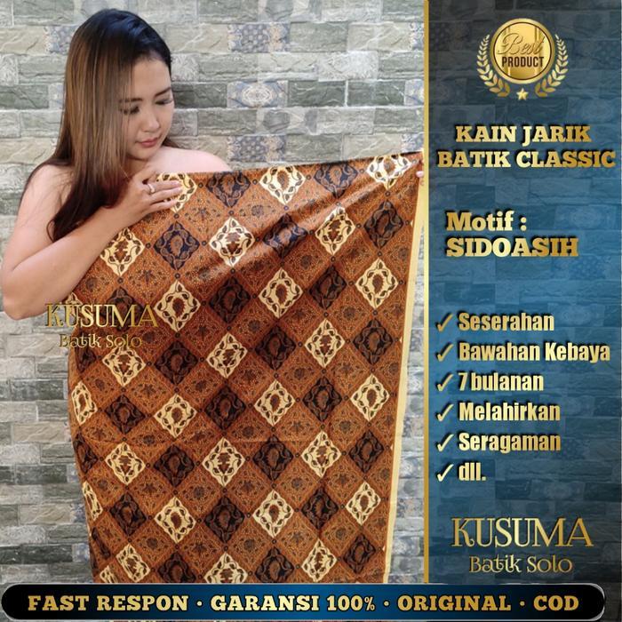 Kain Batik Jarik Klasik Motif Sidoasih Jarit Solo Sewek Melahirkan