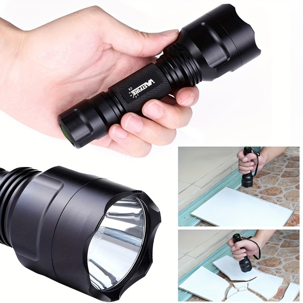 2500LM 500-800M Range LED Tactical Hunting Flashlight Portable Torch Outdoor Waterproof