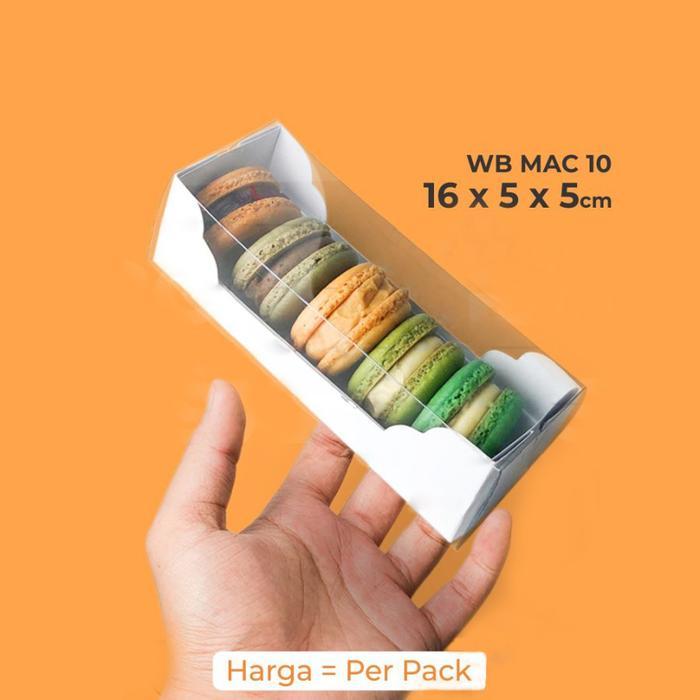 kotak kue macaron cake box dus mika kardus kemasan makanan kue kering