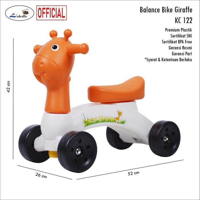 TERBARU Labeille KC Ride On Mini Push Balance Bike Sepeda Roda 3 Anak Bayi TERBARU