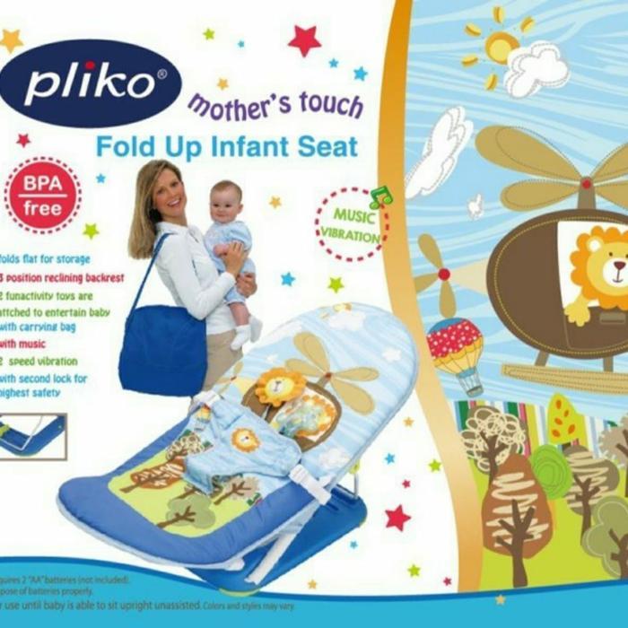 Pliko Infant Seat Fold Up Bangku Kursi santai Bayi Dudukan santai Bayi