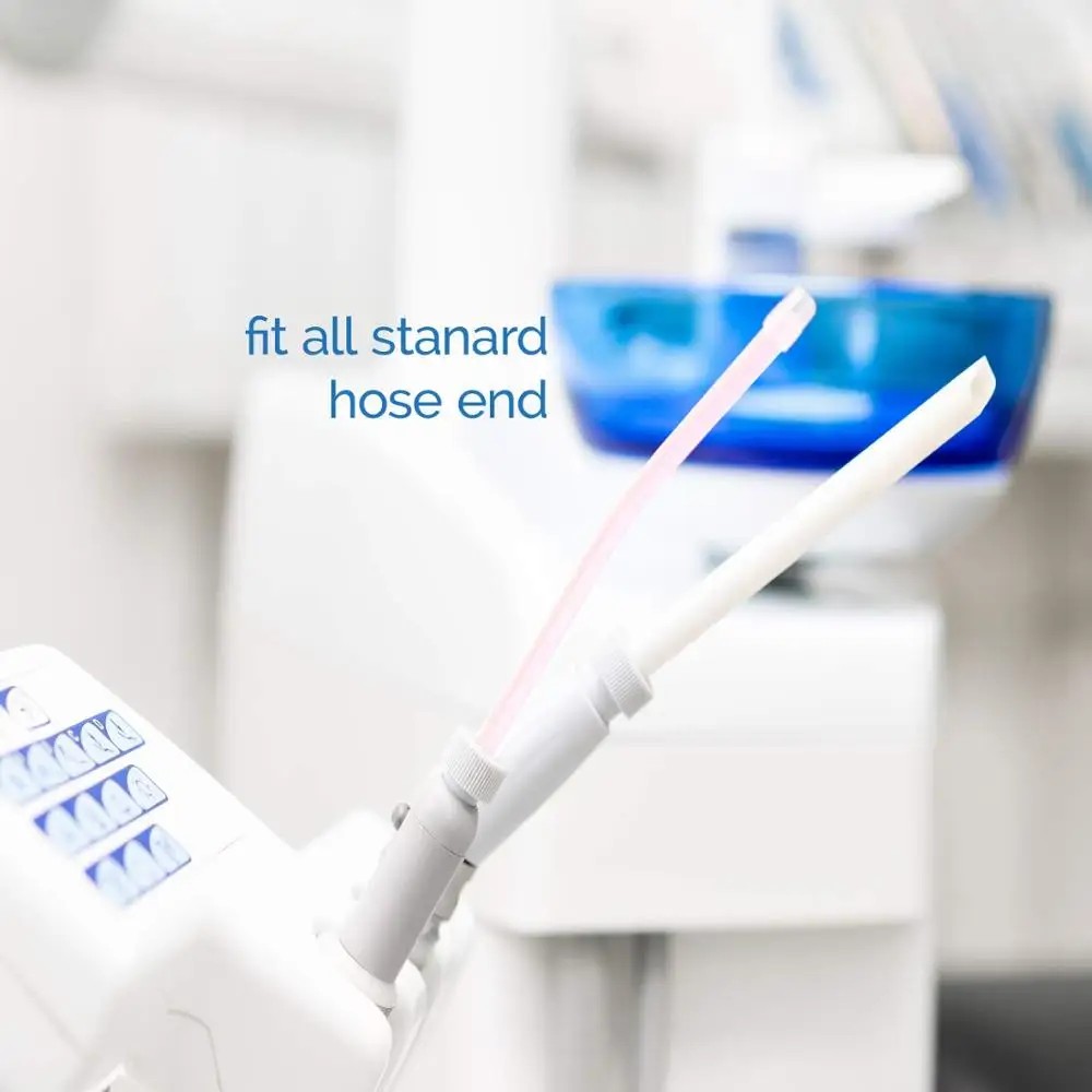 100Pcs/bag Disposable Hve High Volume Suction Vented Dental Evacuation Tips Dental Tools Dentisty