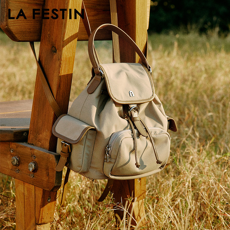 LA FESTIN Original Brand 2025 New Backpacks Woman Fashion Shoulder Bag Large Capacity Tote Bag