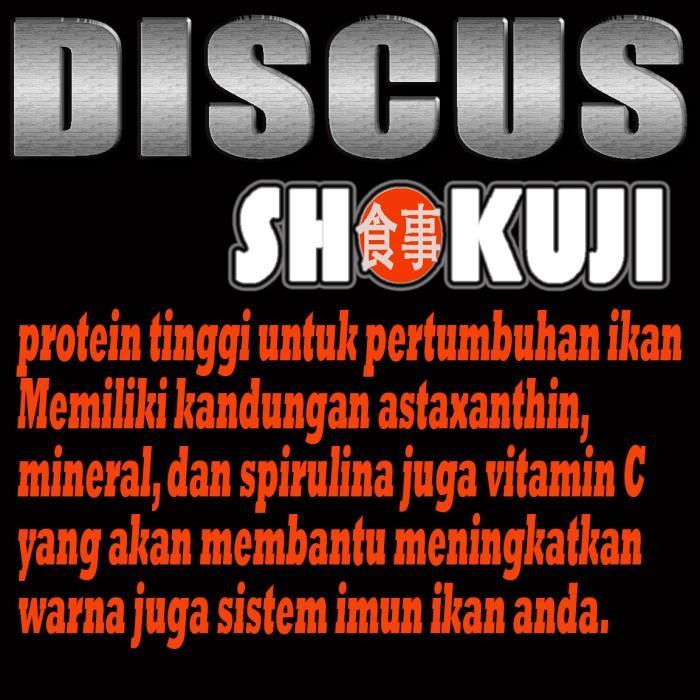 SHOKUJI DISCUS MAKANAN IKAN HIAS BLUE DIAMOND COBALT PIGEON BLOOD TURQUOISE DISCUS PELLET SINKING