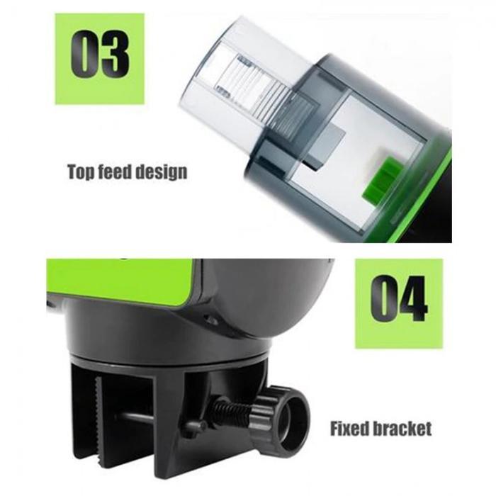 Diki_Diku Dispenser Pakan Ikan Otomatis Alat Pemberi Makan Ikan Akuarium Kolam Otomatis