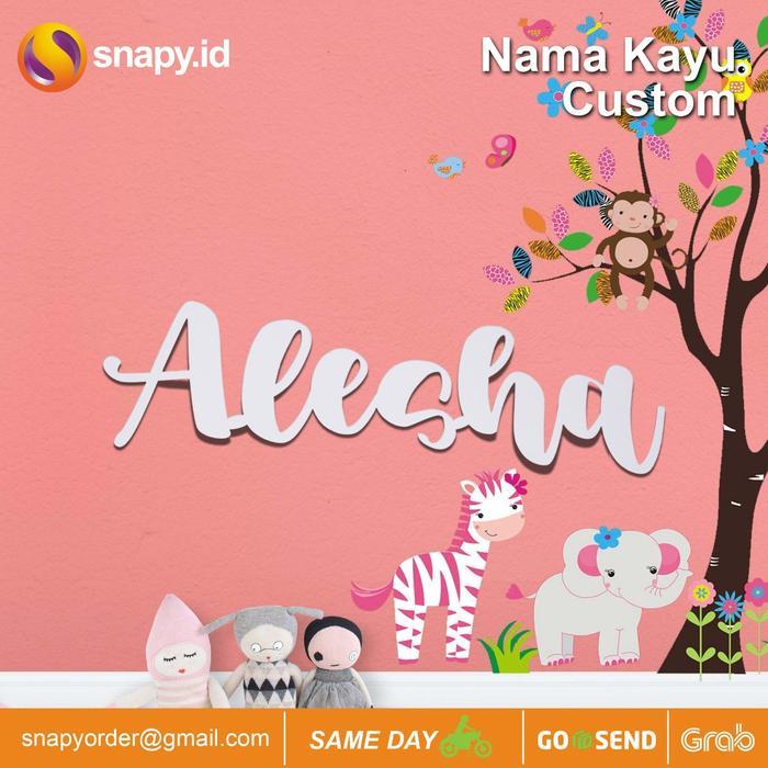 Tulisan Kayu Nama Free Custom Huruf Kayu Backdrop Nama Nama Kayu
