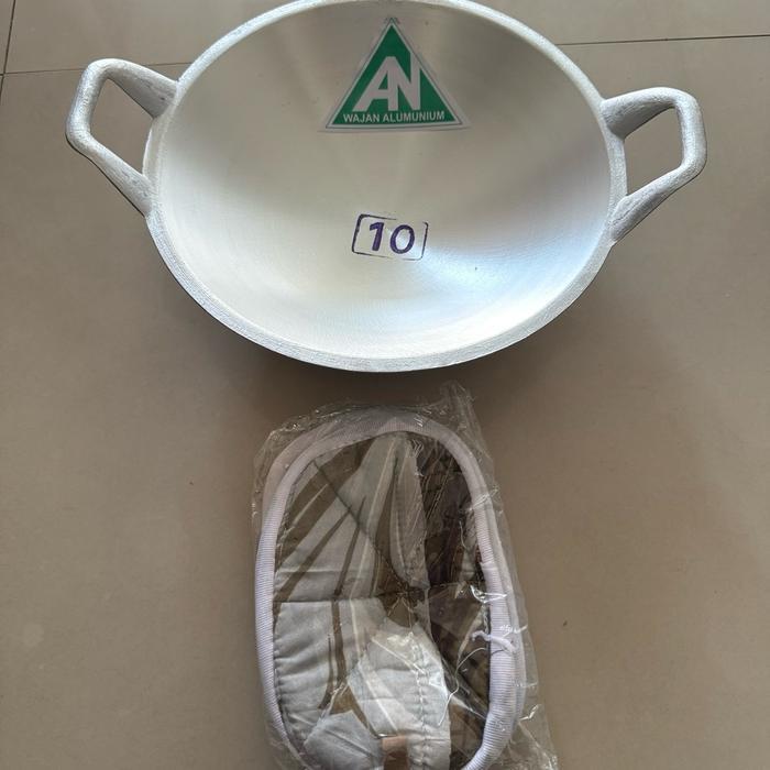 wajan free jampel uk 10 diameter 23,5cm - wajan kecil - wajan aluminium