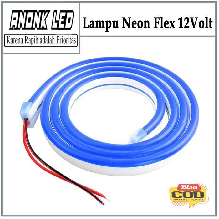 Lampu LED Alis Neon Flex / Lampu LED Strip Selang Flexible Waterproof 12Volt / Alis Motor Mobil