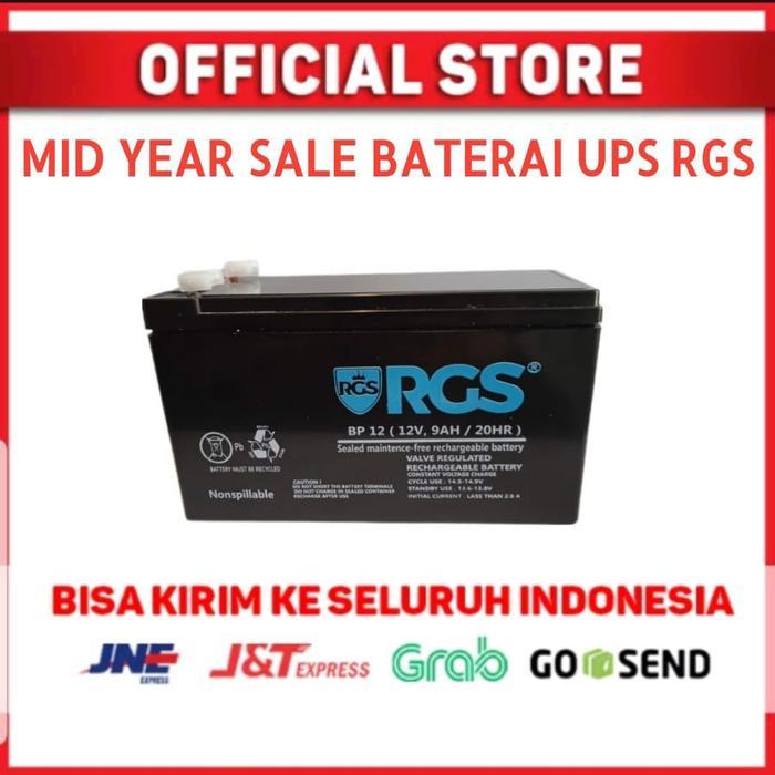 Baterai UPS 12v 9ah RGS/Battery UPS 12v 9ah apc ica prolink/Aki 12v9ah