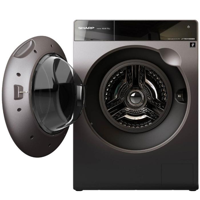 SHARP Mesin Cuci Front Front Loading 10.5 Kg ESFL1410DPX Wash And Dry