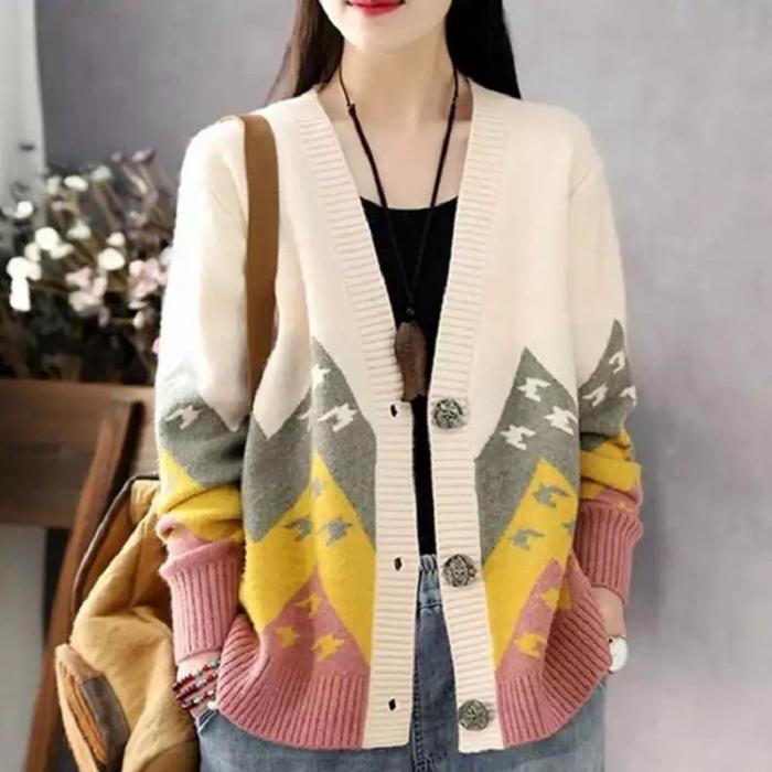 Cardigan Rajut Motif Wanita Ayeshaa Oversize Premium Korea Style Terbaru