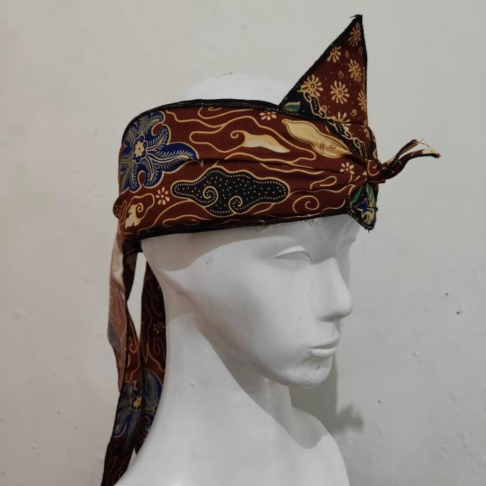 Iket kepala totopong bendo blangkon batik Sunda IKET-SUNDA BOLONG Dewasa Karet Headbands RP