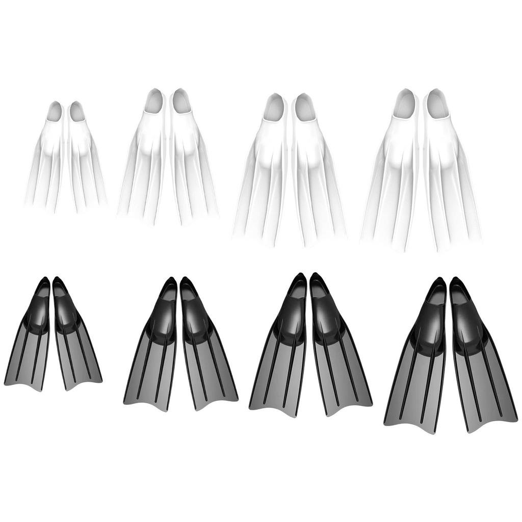 STOK TERBATAS  Snorkeling Fins for Men Women Travel Swim Shoes Silicone Long Fins Swim Fins SBR0Y   