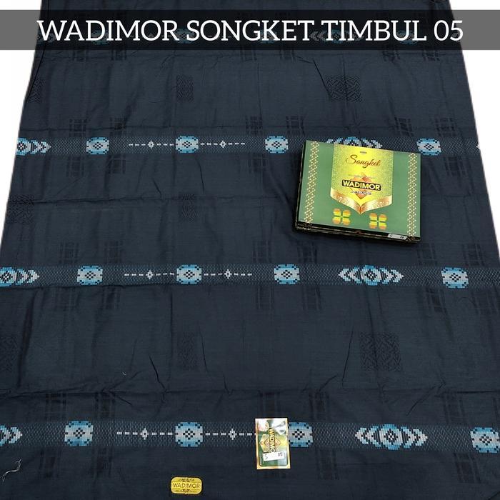 Sarung Tenun Wadimor Songket Timbul Dan Kembang Balian Viscose Staria Motif Bhs Halus Terbaru