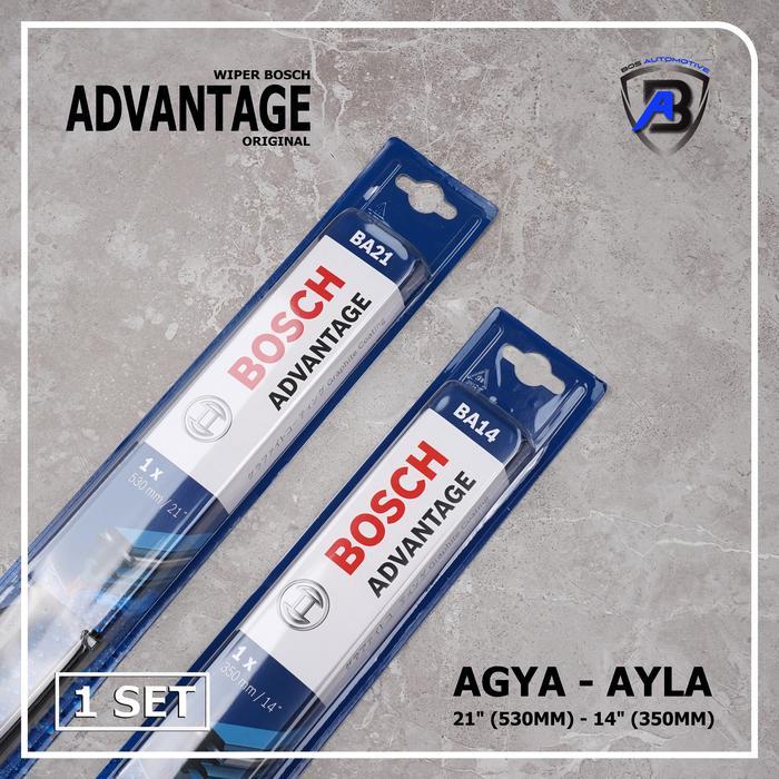 Wiper Blade Mobil Agya - Ayla Bosch Advantage 21" - 14" Original