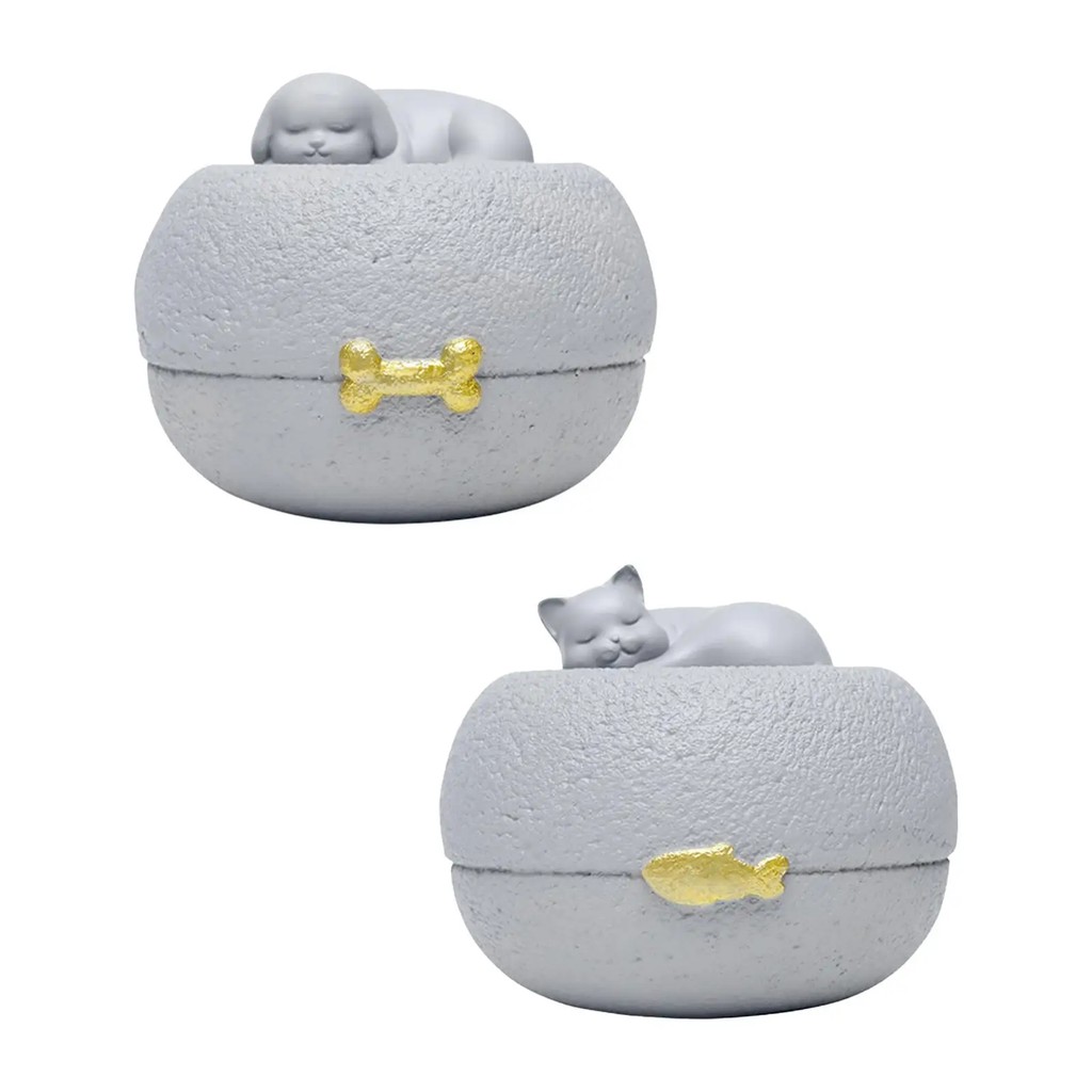Cute Pet Urn Cremation Memorial Urn Pet Supplies Keeping Precious Memories Urn Box Burial Final