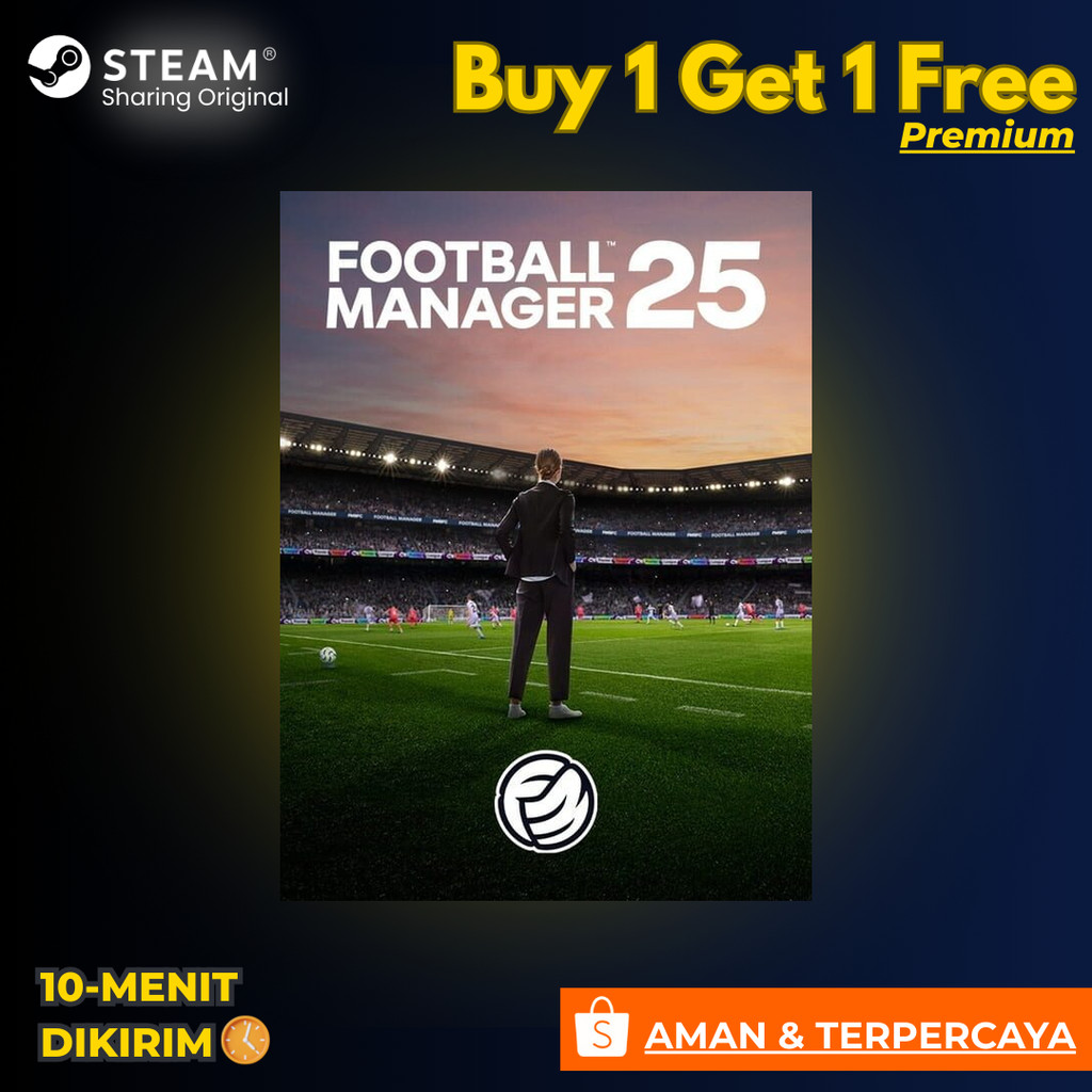 Football Manager 2025 – Steam Share Premium – Buy 1 Get 1