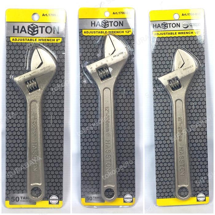 SJP Kunci Inggris Prohex merk Haston 8" 10" 12"