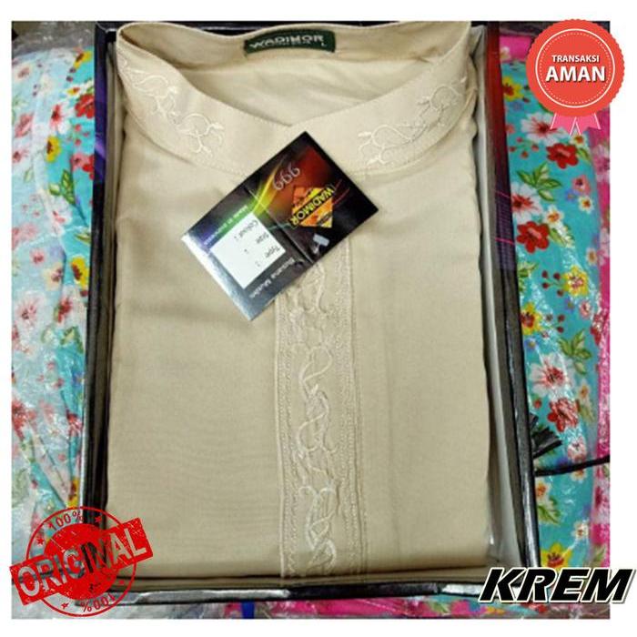 Baju Koko Wadimor 999 Warna Hijau Muda Lengan Panjang Original Free Bo