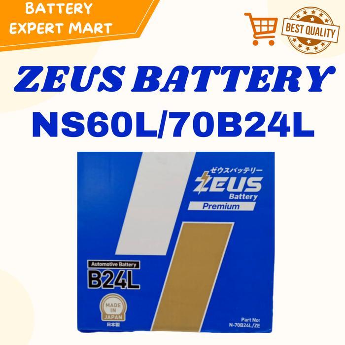 Aki Mobil Nissan March Ns60L Zeus Accu Kering / Mf