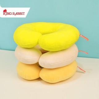 King Rabbit Neck Pillow Bantal Leher Travel