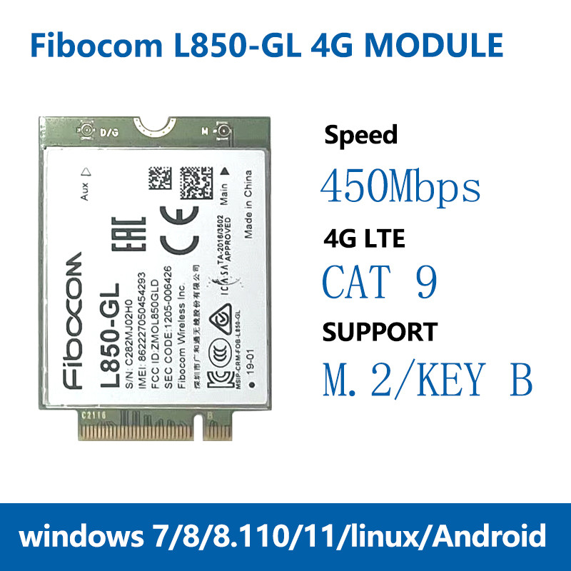 Fibocom L850-GL WWAN 4G Module 4G LTE Wireless Network Card Adapter 4G LTE Wireless Network Card