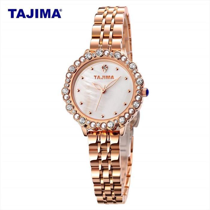 Jam Tangan Analog Wanita Tajima 9311 Stainless Steel Original Garansi 1 Tahun + Free Box Quartz