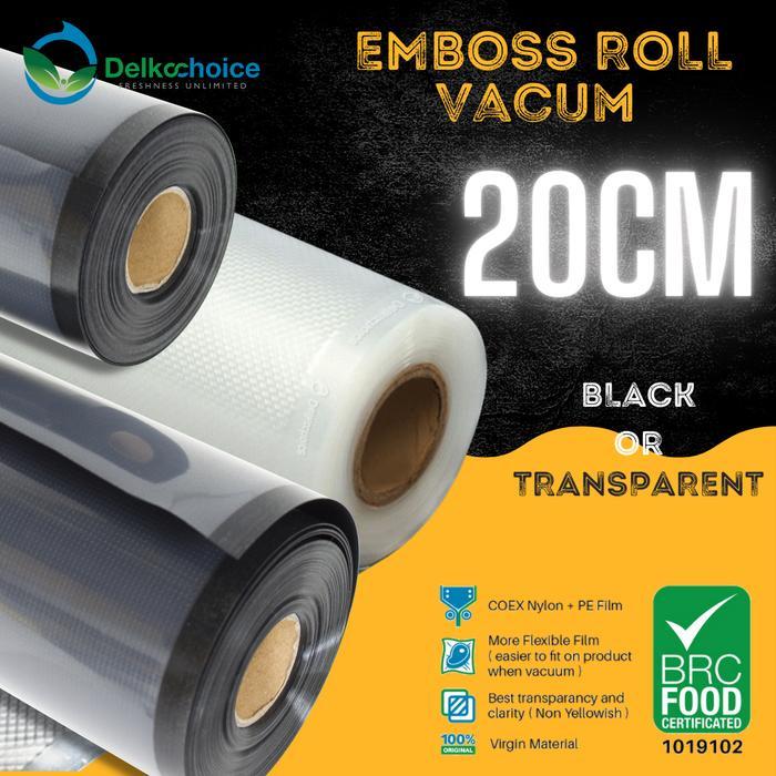 PLASTIK VACUM VAKUM VACUUM EMBOS EMBOSS EMBOSSED ROLL 20x500