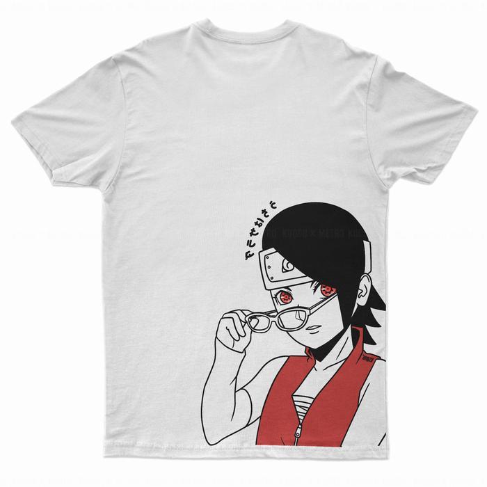 Kaos Oversize TORIZU Sarada Sharingan Anime Manga Naruto Premium  Unisex