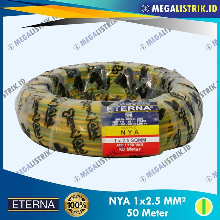 ETERNA NYA 1 X 2.5 MM ( ROL 50 METER ) / KABEL LISTRIK KAWAT 1X2.5 MM / ENGKEL 2.5MM / 2,5 MM ( 50M