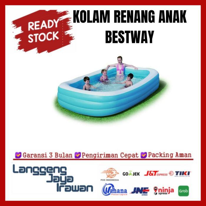 KOLAM RENANG ANAK BESAR BESTWAY KOLAM RENANG KARET JUMBO FAMILY POOL DEWASA