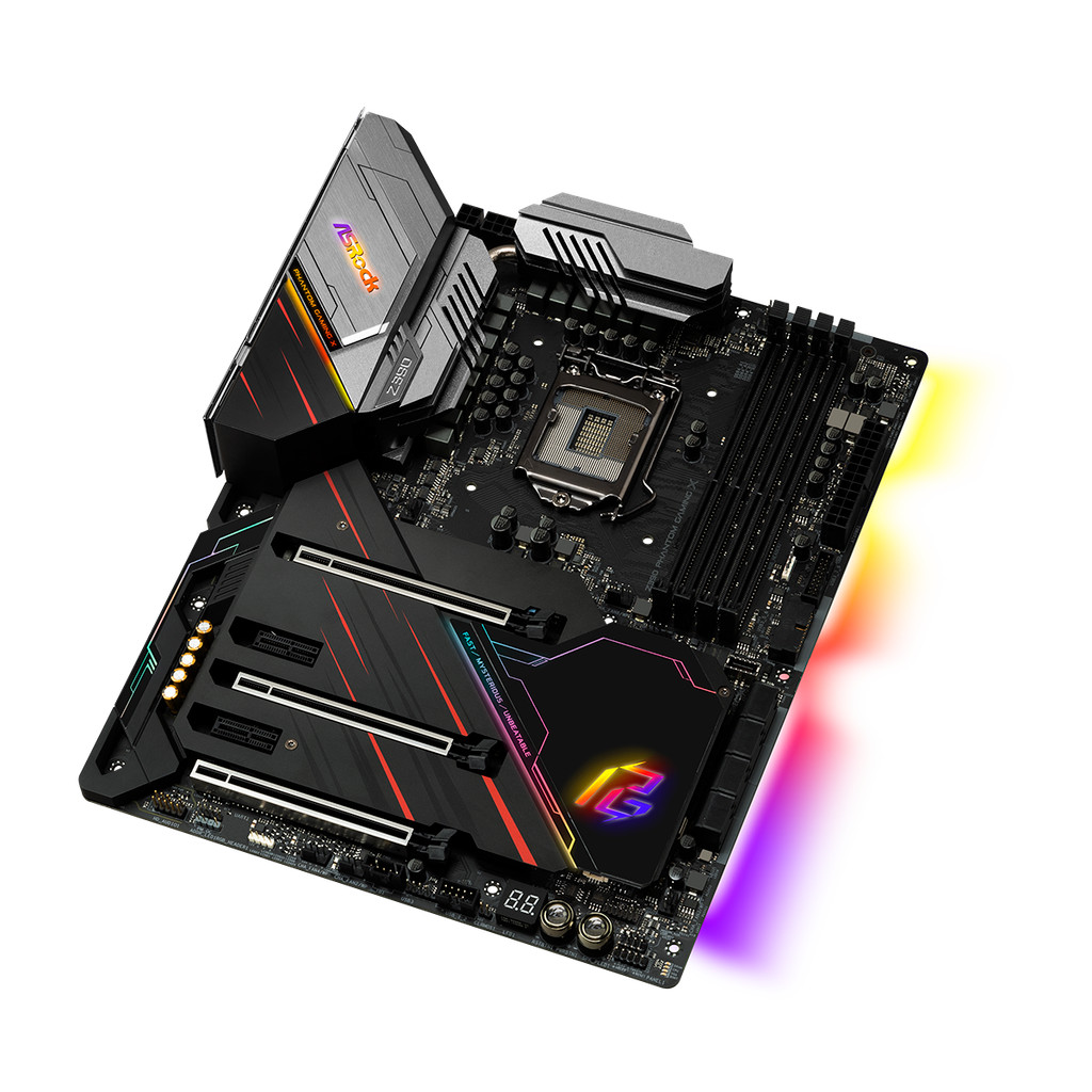 Asrock Z390 Phantom Gaming X Motherboard Intel Z390 Socket 1151 DDR4 M.2 ATX PCIe 3.0 support
