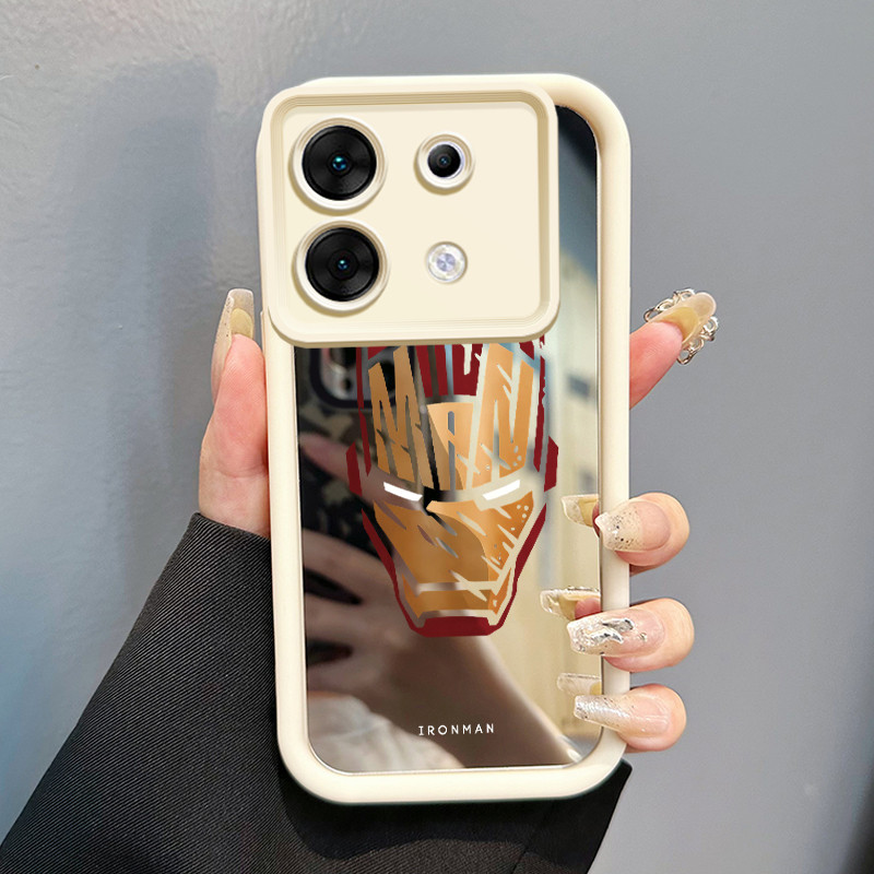 Casing Hp Infinix Zero 30 5G Case Topeng Baju Zirah Keren Mirror Kasing silikon cocok pria dan wanit