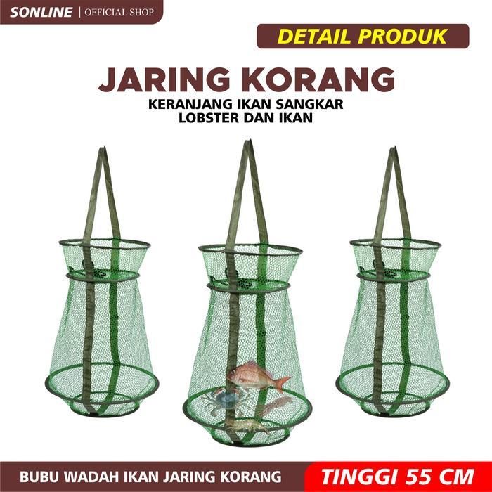 SONLINE - Korang Pancing Ikan Nilon/Koja Waring Udang Ikan Lobster Mancing