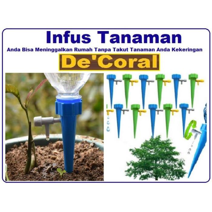 Infus TanamanCorong Tutup Botol IrigasiDrip TetesIrigasi Tetes