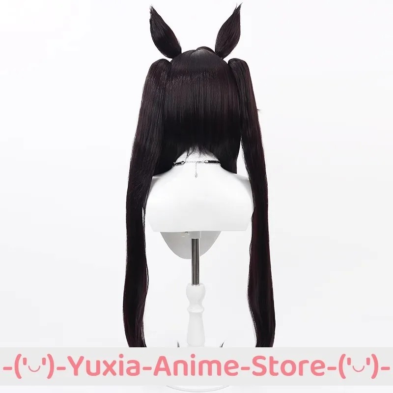 UMA MUSUME PRETTY DERBY VIVLOS COSPLAY WIG PONYTAIL EAR TAIL ROLEPLAY WIGS PARTY COSTUME SYNTHETIC
