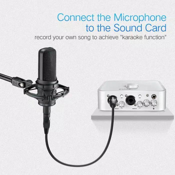 Ugreen Xlr Microphone Karaoke Ampli - Ugreen Kabel Xlr Audio Camera Terpercaya