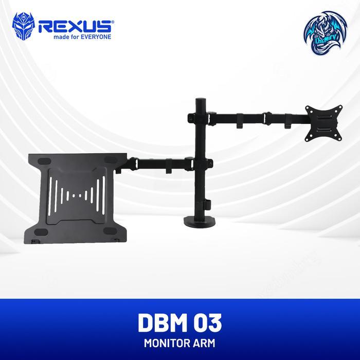 Rexus DMB03 / DBM-03 Bracket Monitor Arm Stand for PC / TV / Laptop