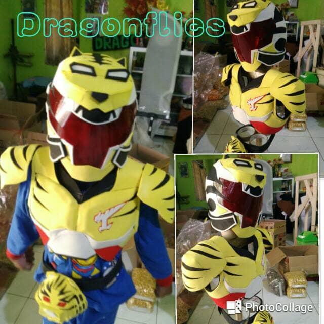 ASLI KOSTUM SATRIA HARIMAU TORGA ANAK READY STOCK