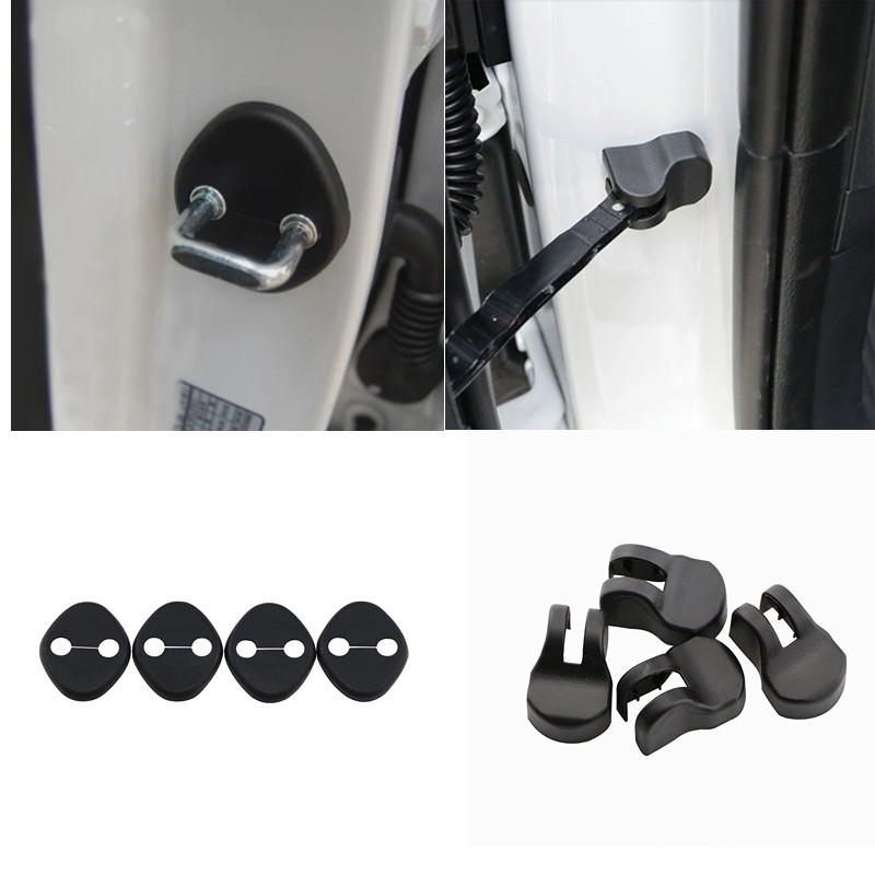 Cover Stopper Kunci Pintu Mobil untuk Hyundai Verna Sonata 8 Elantra Santa Fe IX35 I30 dan KIA Sport